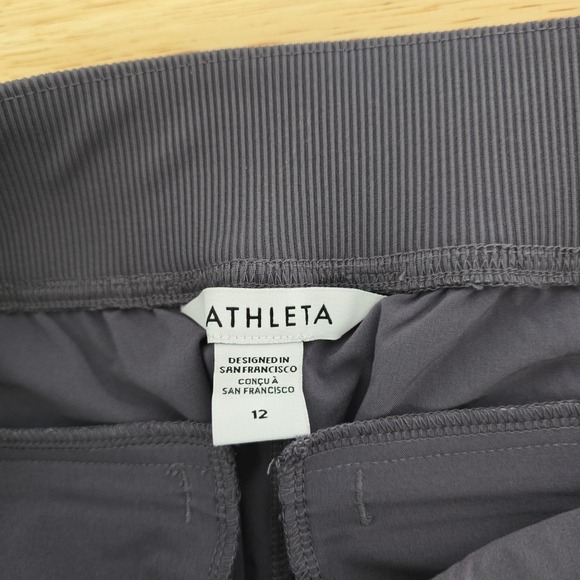 Athleta Brooklyn Ankle Pant Dusty Purple Womens Size 12 Straight Leg Casual - Picture 3 of 10